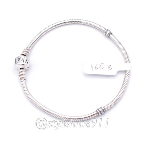 Authentic PANDORA Moments Barrel Clasp Charm Bracelet - 590702HV - Picture 10 of 11